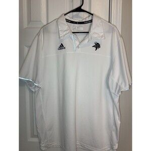 Adidas Minnesota Vikings Performance Golf Polo Shirt Sz XL White ClimaCool NFL